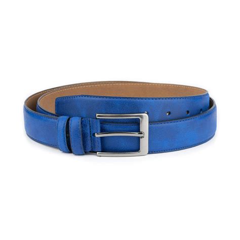 designer blue belt